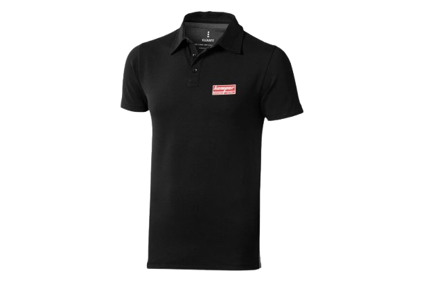 Markham Stretch Poloshirt für Herren - schwarz Größe: L