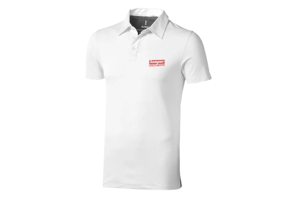 Markham Stretch Poloshirt für Herren - weiß Größe: L