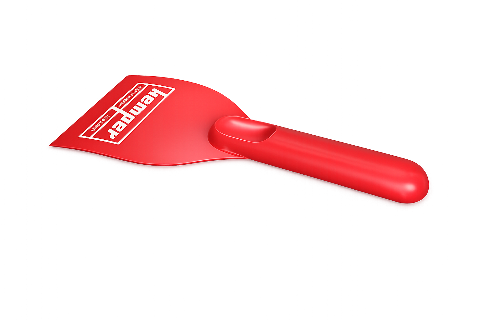 Eiskratzer aus recyceltem Kunststoff rot